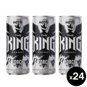 롯데 핫식스 더킹 포스, 355ml, 24개