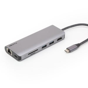 USB C 멀티허브 HDMI SD PD 랜포트 NEXT-326TCH-DX