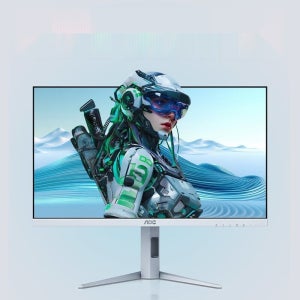 AOC 27인치 2K 320Hz 게이밍 IPS 화이트 컴퓨터 모니터 Q27G4SL/WS 원형 편광 Q27G4SLM/WS 미니LED 2K