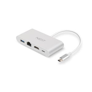 USB C 멀티허브 HDMI PD 랜포트 노트북용 NEXT-413TCH-DX
