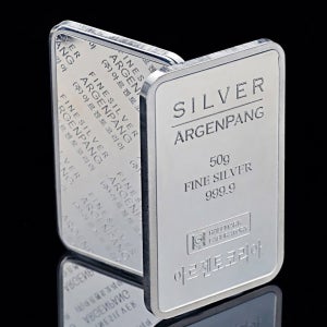 선물용 및 투자용 실버바 순도999.9 부모님생일선물 돌잔치선물 50g, 1개