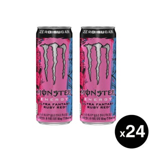 몬스터 에너지 루비레드, 355ml, 24개