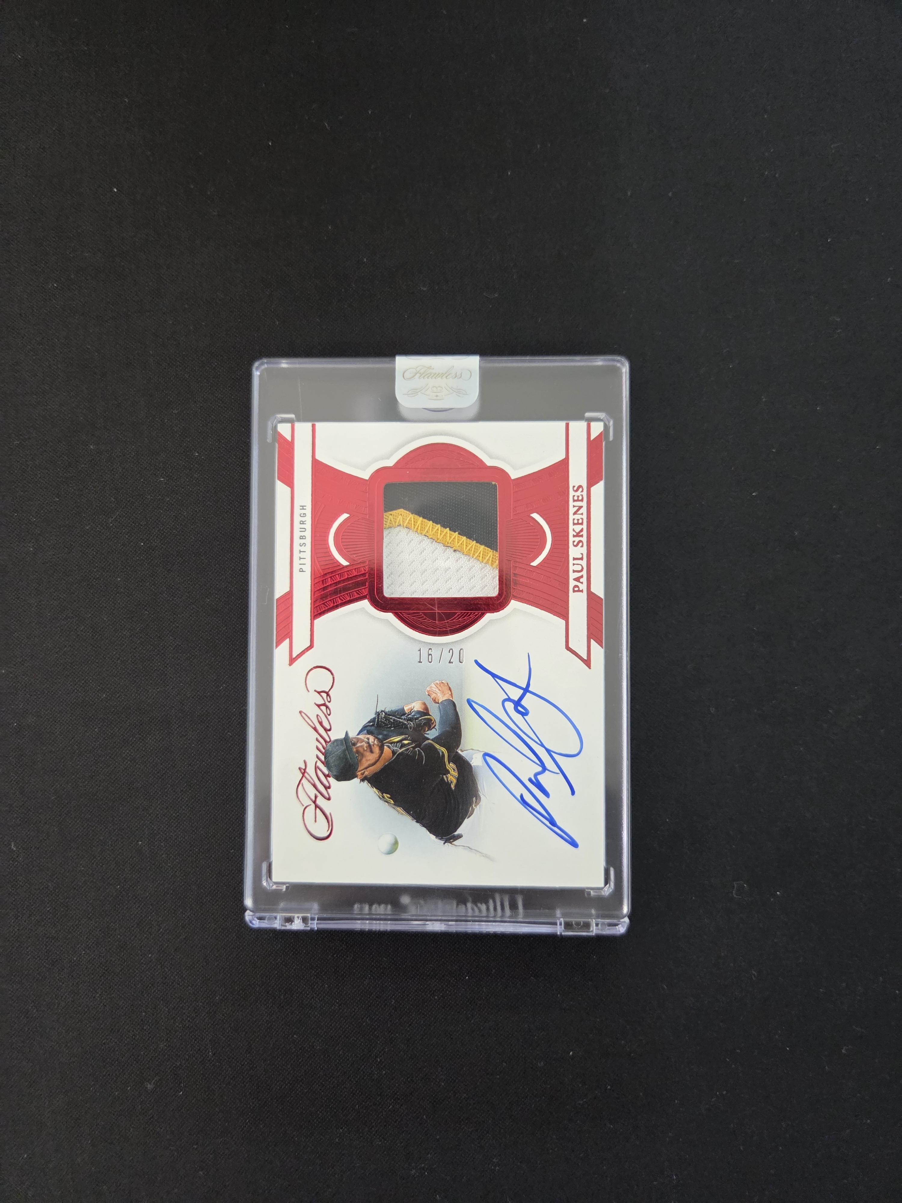 폴 스킨스 2025 Panini Flawless Baseball Paul Skenes Flawless Signature Materials Ruby 오토카드 한정카드 야구카드