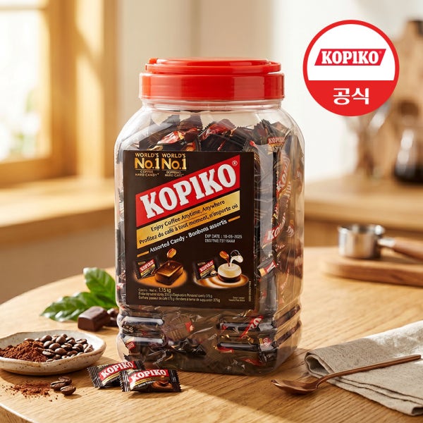 마요라 KOPIKO 코피코 카푸치노 & 코피코 커피사탕 대용량사탕 어쏘티드 1.152kg