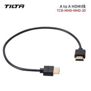 TILTA 아이언헤드 HDMI 2.0 4K 60P 케이블 DSLR 카메라 영상 전송 30cm HDMI A-A 검정색