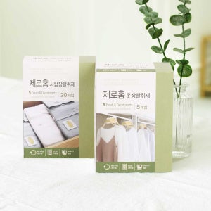 방향제 탈취제 제로홈 서랍장 옷장탈취제 5p 시트로넬라