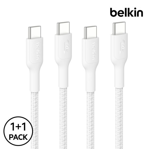 벨킨 60W USB-C to C 브레이디드 충전 케이블 CAB024