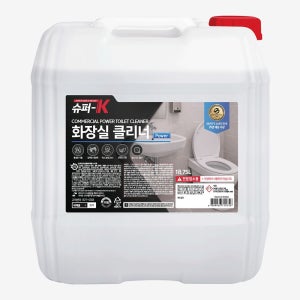 슈퍼K 업소용 화장실 청소 세제 클리너 18.75L 대용량 욕실세정제 냄새제거