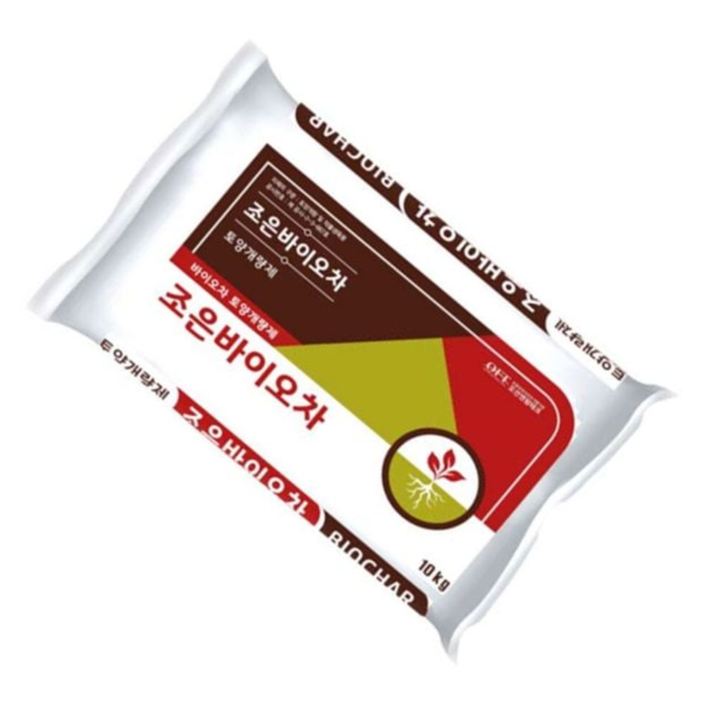 텃밭 분갈이 바이오차 10kg 흙 배수 개선제 토양개선 화분 재배 <b>혼합물</b> <b>식물</b> 밑거름