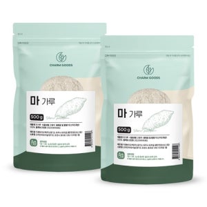 100% 국산 안동 마가루 마분말 풍부한 식이섬유 둥근 참마 산약 가루 500g, 2개