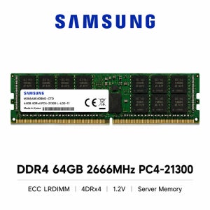 삼성전자 서버용 메모리 DDR4 64GB 2666 PC4 21300 ECC LRDIMM