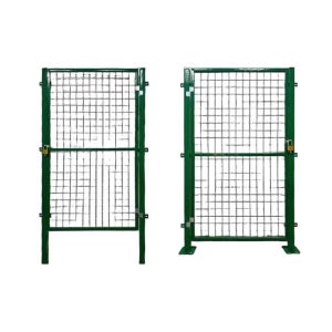 메쉬문 농막 담장문 바퀴달린 철제 창고 대문 프레임 A / 150 x 100cm