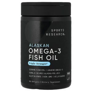 Sports Research Alaskan 오메가3 피쉬 오일 소프트젤 90정