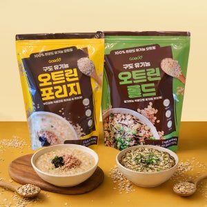 구도 유기농 오트린 롤드 포리지 2kg 핀란드산 압착 귀리 이유식 오나오 오트밀 대용량