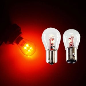 브레이크등 12V 깜빡이 S25 양면6발 LED램프 레드 차량라이트 자동차전 헤드랜턴 차폭등 전조등