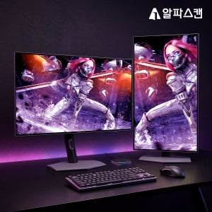 알파스캔 OLED 무결점 32인치 모니터 게이밍 4K UHD 듀얼모드