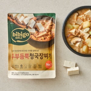 비비고 국물요리 두부듬뿍 청국장찌개, 460g, 18개
