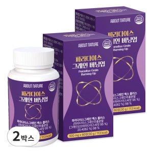 어바웃네이처 파라다이스 그레인 버닝업 60정, 2개