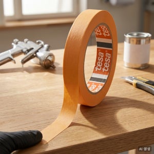 Tesa 4328 마스킹 테이프 50mmX50M 오렌지