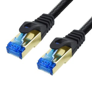 CAT7 랜케이블 SFTP 30cm 10G 연선 메쉬커버 네트워크 LAN선 고급랜선