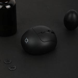 콕스 CEM70 무선 버티컬 저소음 스컬프트 글러브 타입 블루투스 마우스 블랙