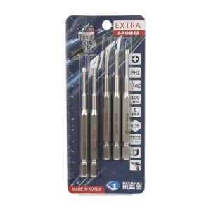 비트원 단면 드라이버 비트세트 PH1X3X100mm 5pcs EXT-230102