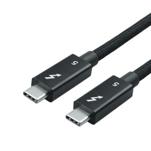 노트북 듀얼모니터 8K60Hz 영상전송선 썬더볼트5 80Gbps 240W 1m USB C 케이블