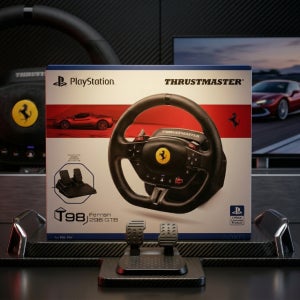 코스트코 트러스터마스터 T98 페라리 296 GTB 레이싱 휠 게임핸들 PS5 PS4 PC