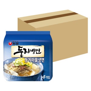농심 둥지냉면 동치미 물냉면, 161g, 32개