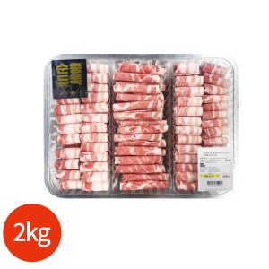 순종 듀록 냉동 삼겹살 목심 대패모둠 2kg