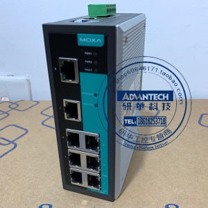 MOXA EDS-508A 8포트 산업용 이더넷 스위치 네트워크 관리형 링 네트워크 중복성 Moxa 오리지널