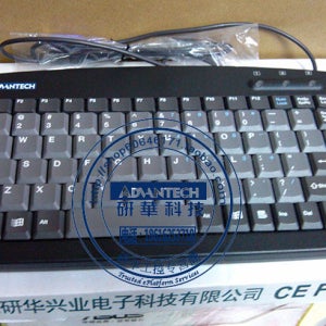 Advantech 산업용 컴퓨터 키보드 88키 PS2 산업용 키보드 컴팩트 키보드 96KB-88P2-B-CN1