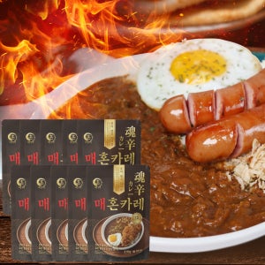 [매혼카레] 일본 도쿄식 민찌듬뿍 매운카레 210g, 10개