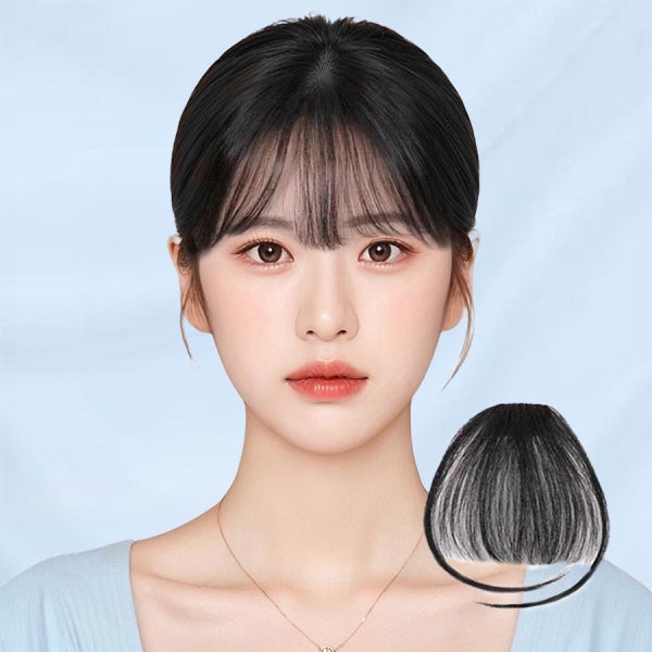 오비안 인모 앞머리 가발 시스루뱅 헤어피스 볼륨 사이드뱅 부분가발