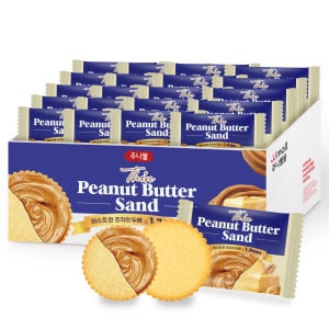 씬 피넛버터샌드 비스켓 과자 대용량 쿠키 1box