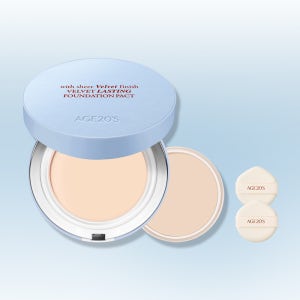 [슈퍼적립]NEW 에이지투웨니스 벨벳 래스팅 파운데이션 팩트 14g 본품+리필 (SPF50+ PA++++)