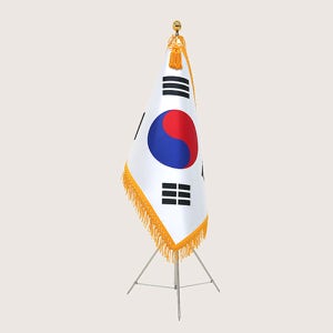 주름없는 형태유지 공단태극기 (관공서/행사용) 정부규격준수