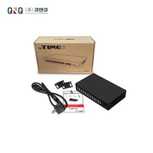 큐엔큐 아이피타임 POE8003 8포트(PoE) 기가비트 스위치허브