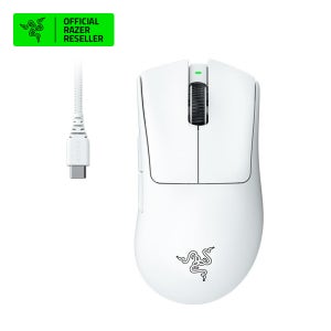 레이저코리아 DeathAdder V3 Pro 유선 게이밍 마우스 화이트