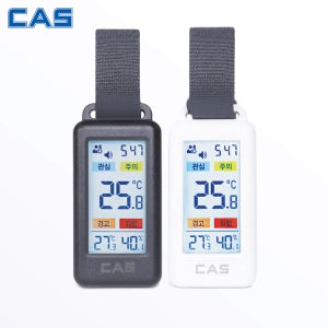 CAS 카스 휴대용 체감온도계 T801 폭염 예방 온습도계 산업용 WBGT 체감온도 측정기