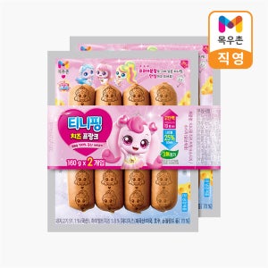 [소비기한 8월 21일] 목우촌 티니핑 치즈 프랑크소시지 160g X 2개