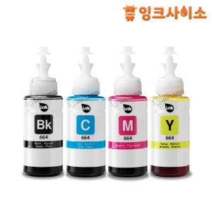 T6641 T6642 T6643 T6644 (엡손 664) 호환잉크(재생) 4색 SET L1300 L565 L555 L485