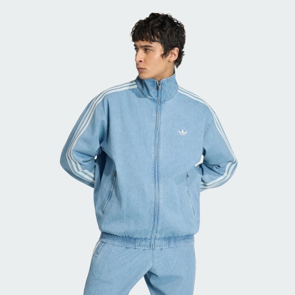[아디다스 공식] DENIM FIREBIRD 트랙 재킷 KX1196