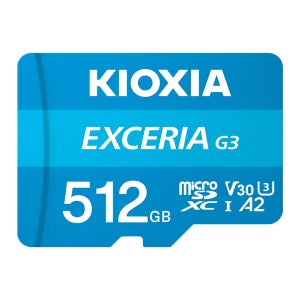키오시아 마이크로 SD카드 G3 핸드폰 블랙박스 닌텐도 홈캠 카메라 메모리 512GB