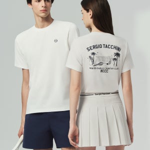 [세르지오타키니] U MCCC 에디션 그래픽 티셔츠 (White) TXRS13463