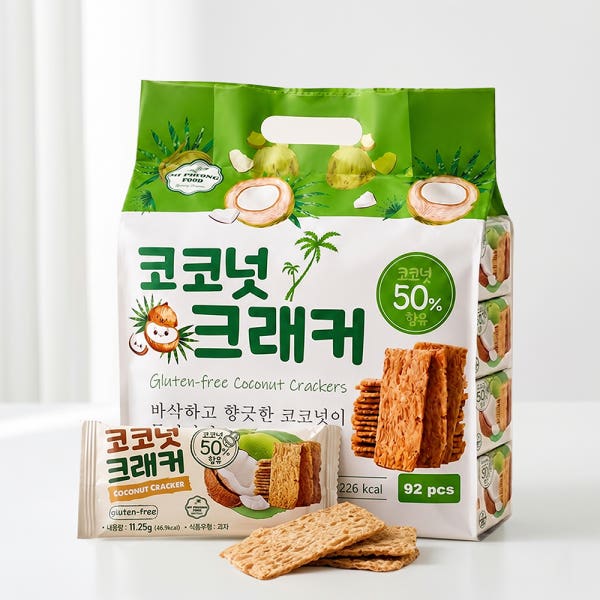 베트남 코코넛 50% 크래커