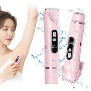 나이스선 여성 제모기 Y존 얼굴 비키니라인 LED 조명 모근제거기 핑크