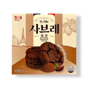 해태 초코 사브레 236g