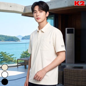 K2 코드텐(CODE10) ICE 우븐 반팔 폴로 남성
