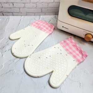 장갑 2PCS 주방 실리콘 오븐
